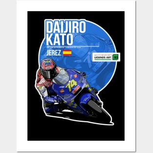 Daijiro Kato 2001 Jerez Posters and Art